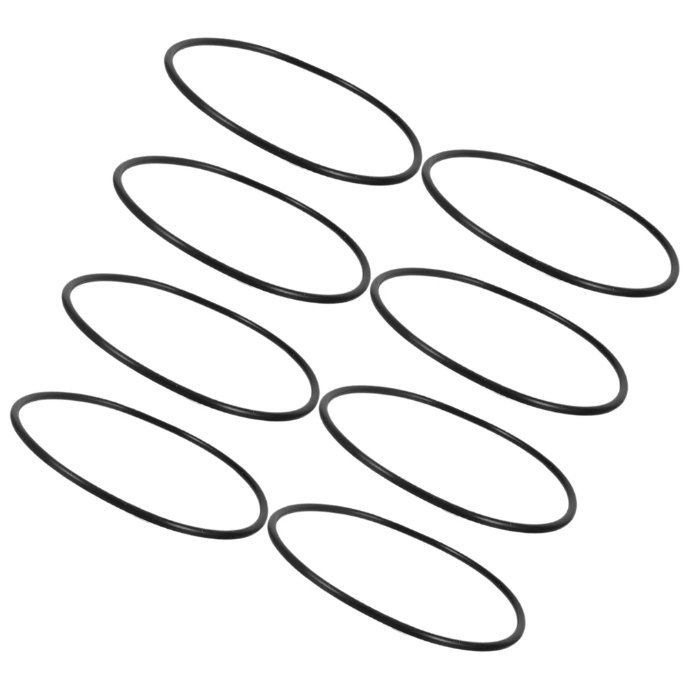 

8 Pcs Water Filter Washer Silicone Ring for Seal Gasket Black Rings Purifier Sealing