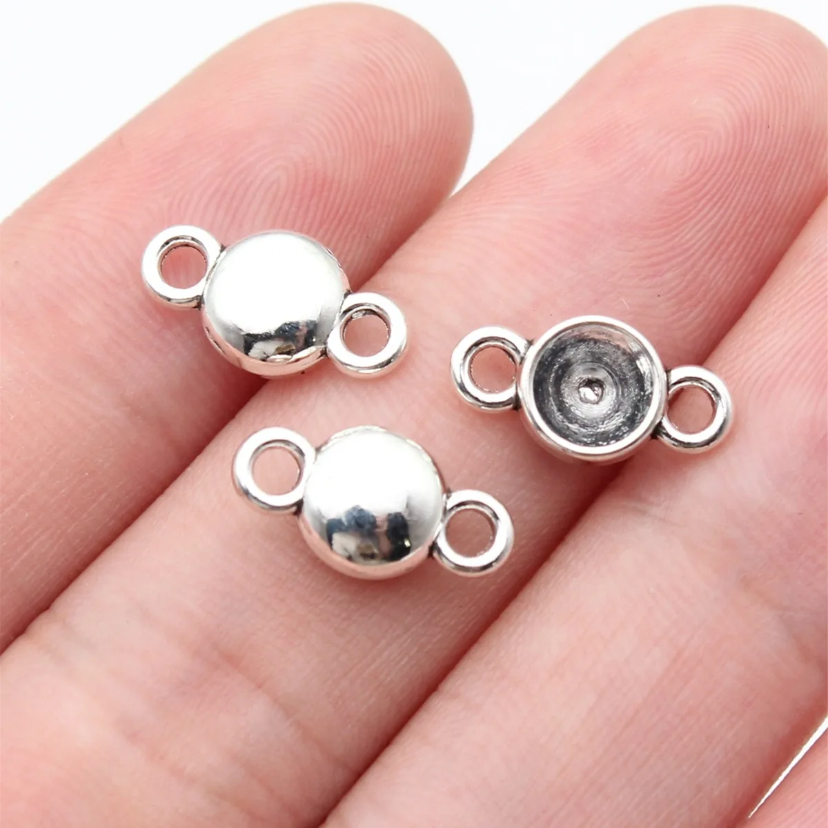 DIY Jewelry Making Zinc Alloy Hollowed-Out Marquise-Shaped Connector For For Handmade Craft
