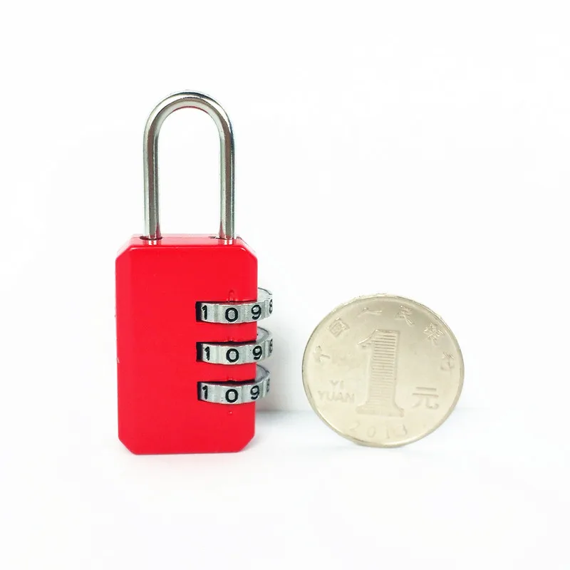 3 Digit Number Combination Pad Lock Padlock Outdoor Waterproof Lock Suitcase Luggage Security Coded Lock Zinc Alloy Code Lock