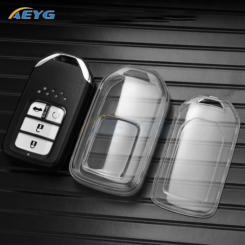 TPU Car Key Case Cover Shell Fob per Honda Civic Accord Venzel Odyssey Fit City Jazz HRV CRV XRV smart keyless accessori