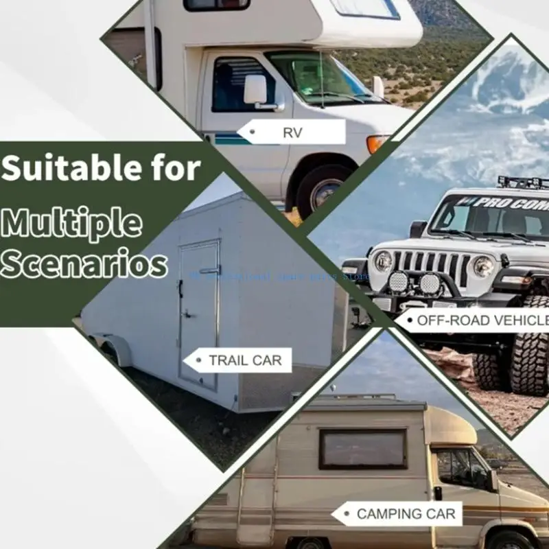 41XA Campistas Mororhome Nível bolha ABS Material Anti Shake Caravanas Detector equilíbrio