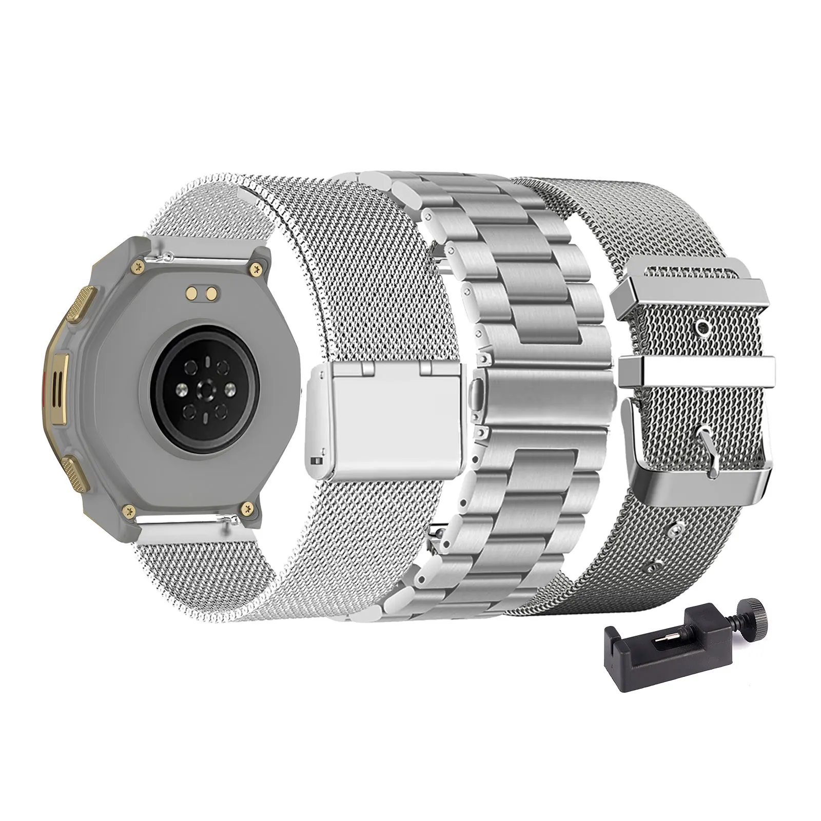 

3 металлических ремешка для Amazfit T-Rex 3 Pro 44 мм, для мужчин и женщин