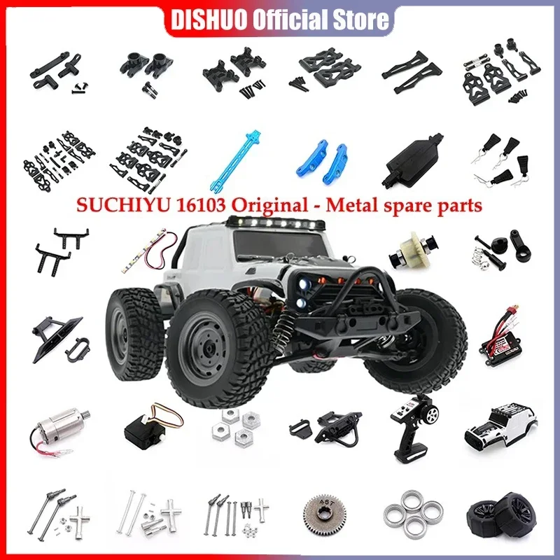 

Torre De Choque Delantera Y Trasera Metal Para SCY 16101, 16102, 16103, 16106, 16201 1/16, Piezas Actualización Coche RC