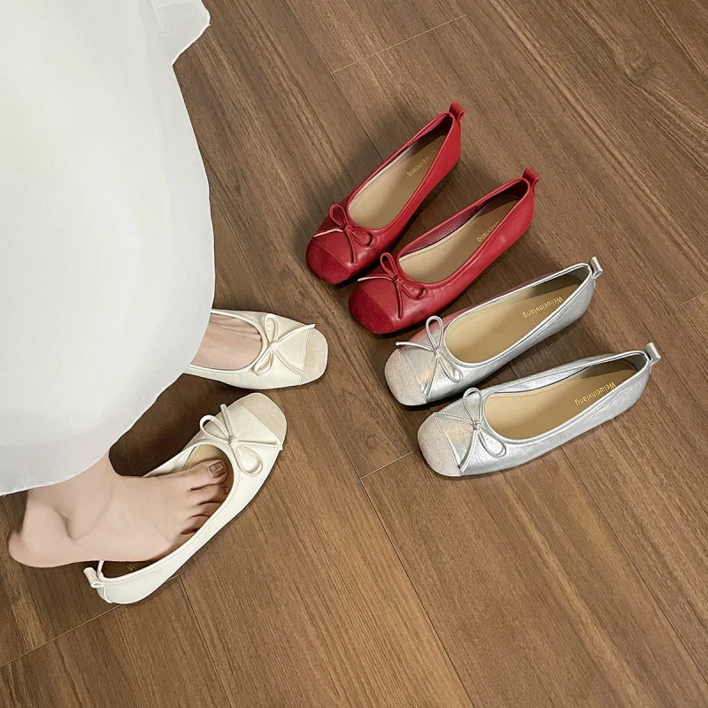 

Women's summer ballet flats2026New French-style exquisite shallow flats