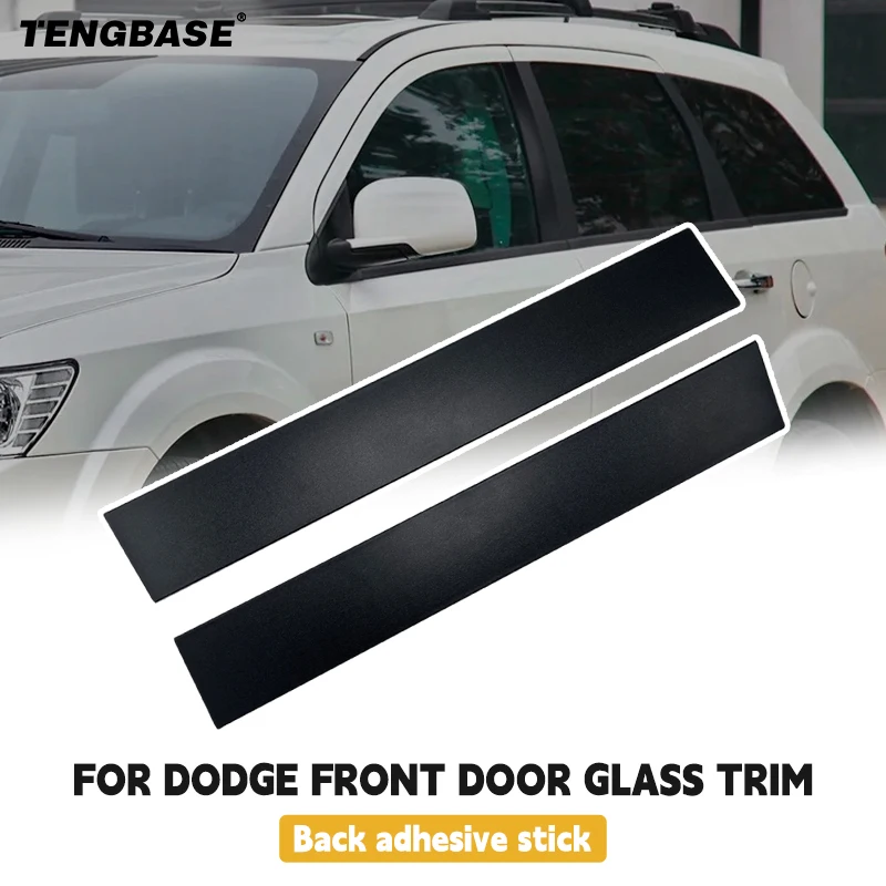 

2PCS Car Weatherstrips Window Glass Sealing Strip Fit For Dodge Front Door Center Column Glass Trim Strip Car Trim Strip 5020664