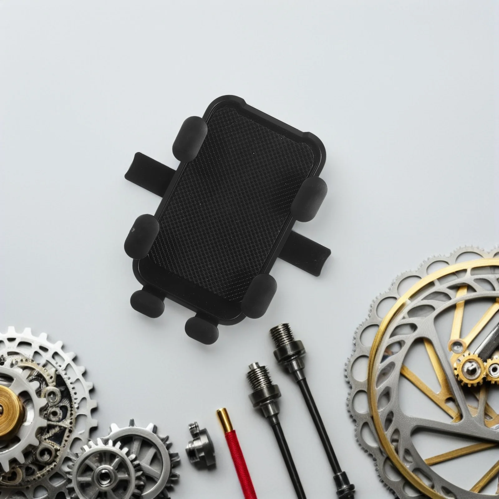 

Motorcycle Phone Holder Mount Universal Anti Vibration Handlebar Clamp 360° Rotatable Scooter Navigation Bracket For