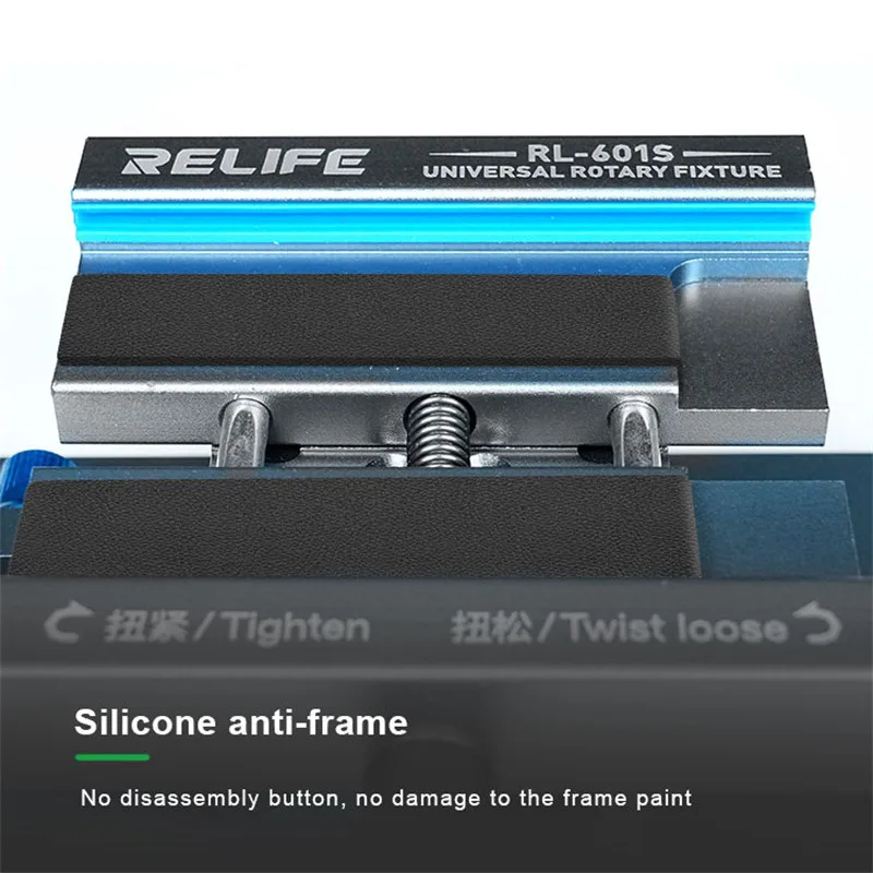 RELIFE RL-601S 360° Rotating Universal Fixture High Efficiently  Mobile Phone Back Cover Glass Removal Clamping Tool