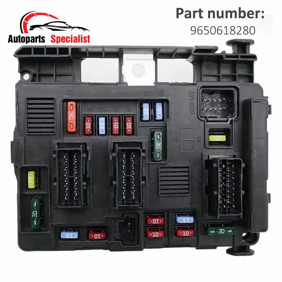 

Fuse Box 9650618280 BSM-B3 For Peugeot Partner 206 307 Citroen Berlingo Picasso C2 C5 Xsara