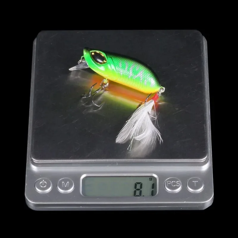 random color 1pc Lua Bait Rock Small Fat Fake Bait 8g Rattling Beads Micro-object Slow Sinking Sea Fishing Bait Essentials