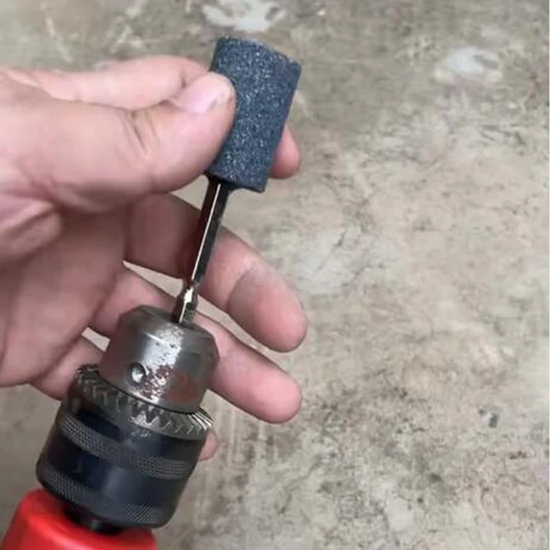 ab63-24個入り円筒研磨石-1-4インチ六角軸-研磨石付きロータリーツール用研磨ポイント
