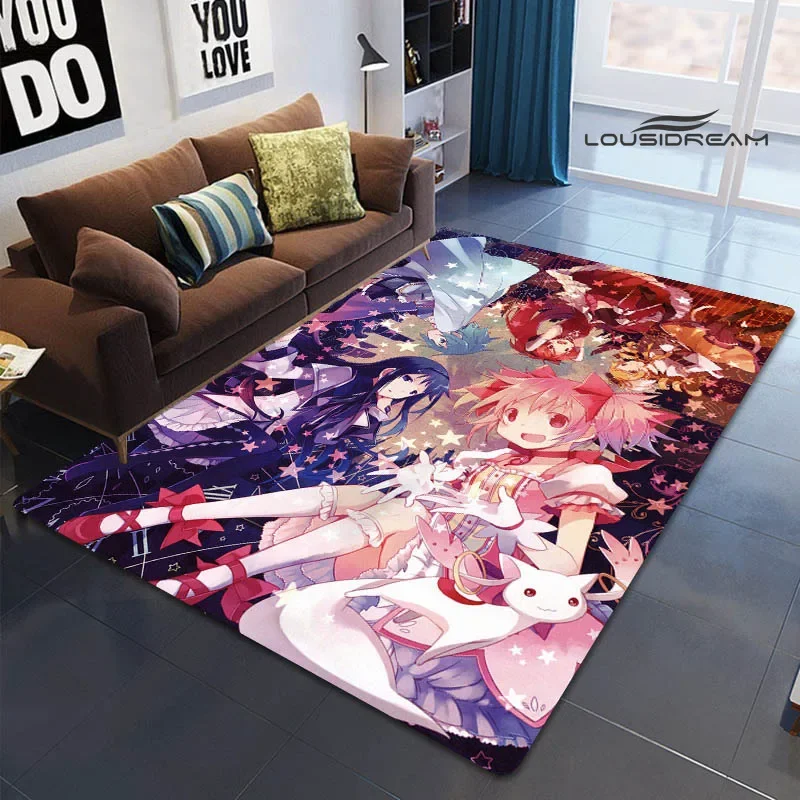 Puella Magi Madoka Magica Anime print carpets kitchen mats Non -slip carpet outdoor carpet yoga mat area rug birthday gift