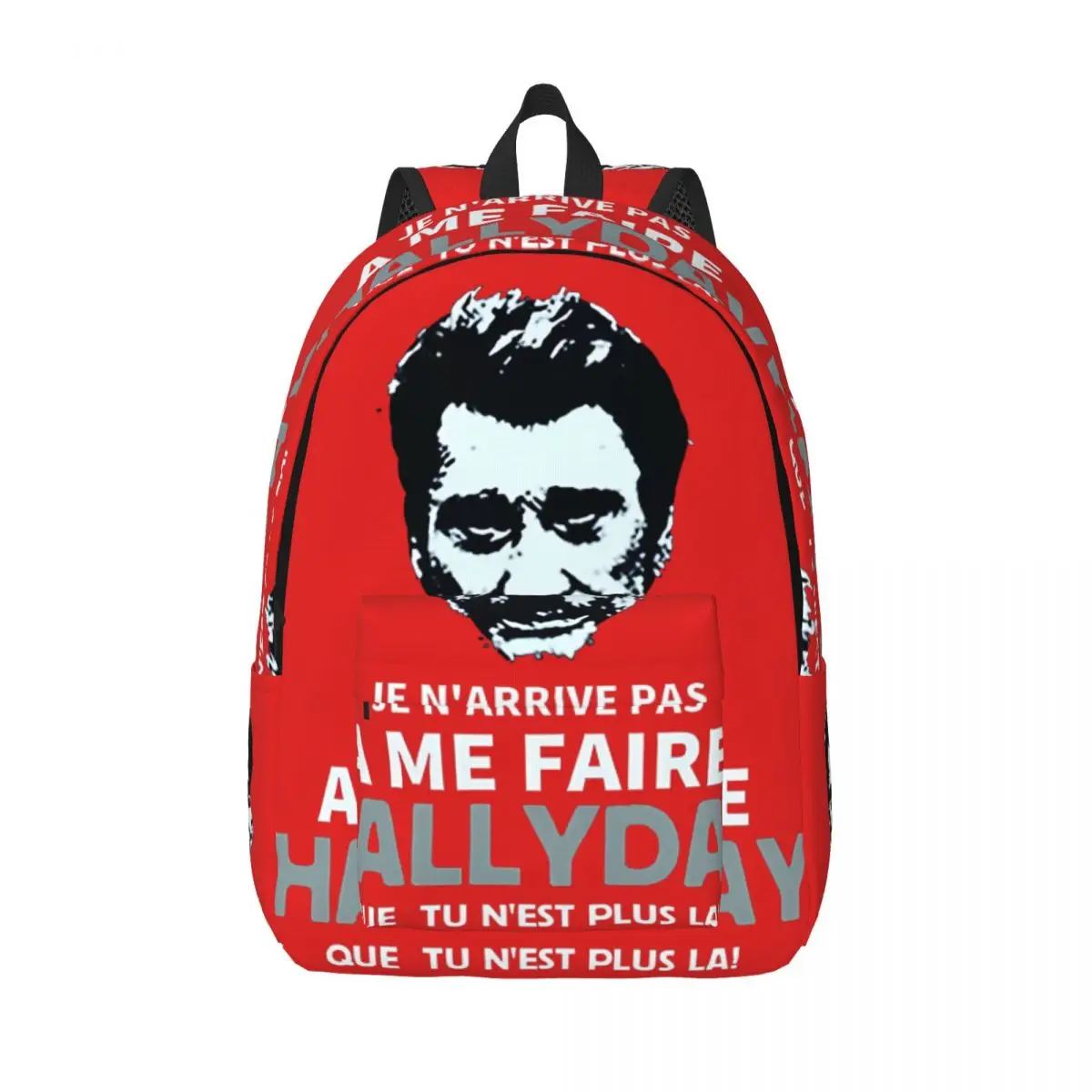 Journey Hallyday Singer Zipper Closure Classic Johnny Hallyday Handbag Girl Kid Bookbag Birthday