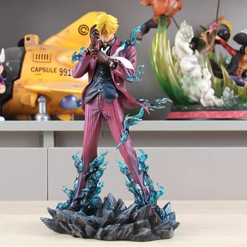 

25 см цельная аниме-фигурка Санджи, модный показ, фигурка Санджи, модель из ПВХ, статуя, кукла, украшение, коллекция, украшения, игрушки, подарок