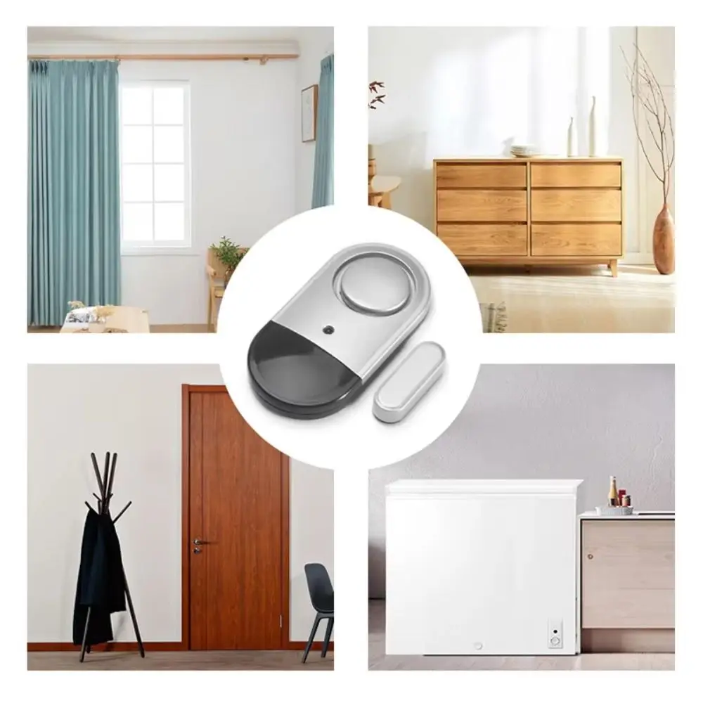 Magnetic Door Window Alarm Security Protection 125 DB Anti-theft Detector Wireless Burglar Alarm for Household Hotel Shop