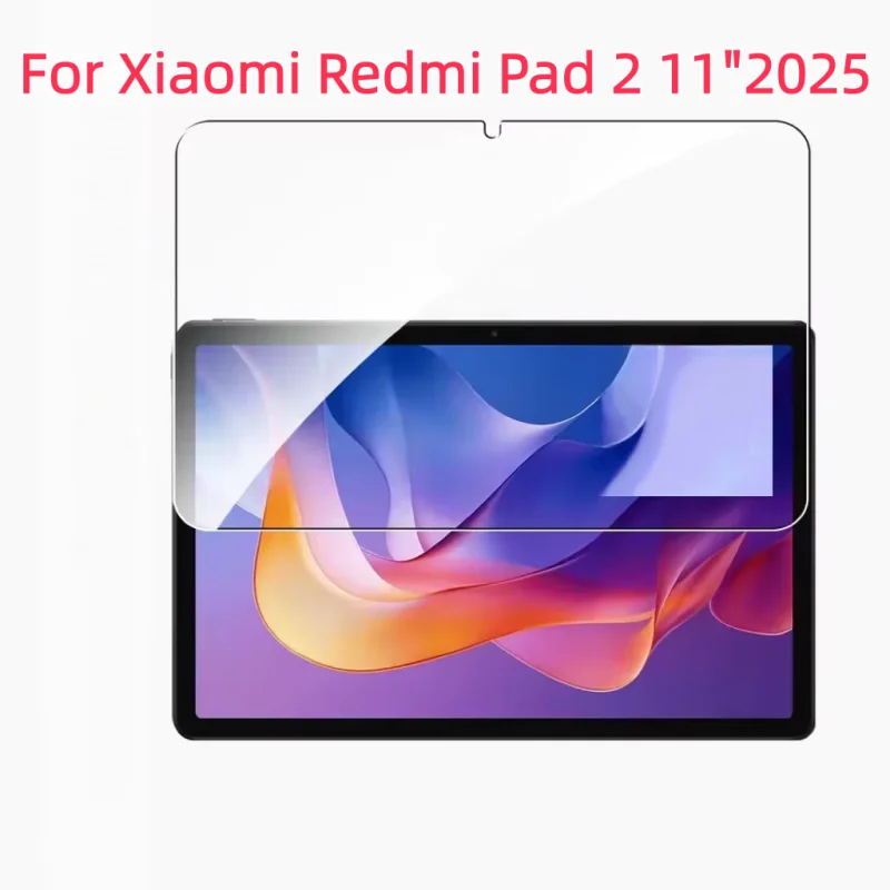 1 PCS 9H Tempered Glass Tablet Screen Protector For Xiaomi Redmi Pad 2 11 Inch 2025 Anti-Scratch Bubble Free Protective Film