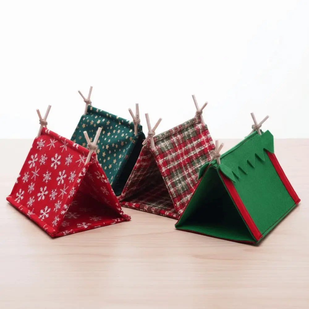 Scène de pique-nique Mini tente de Camping simulée décor de noël en plein air maison de poupée tente tissu réaliste matériel Miniature tente modèle