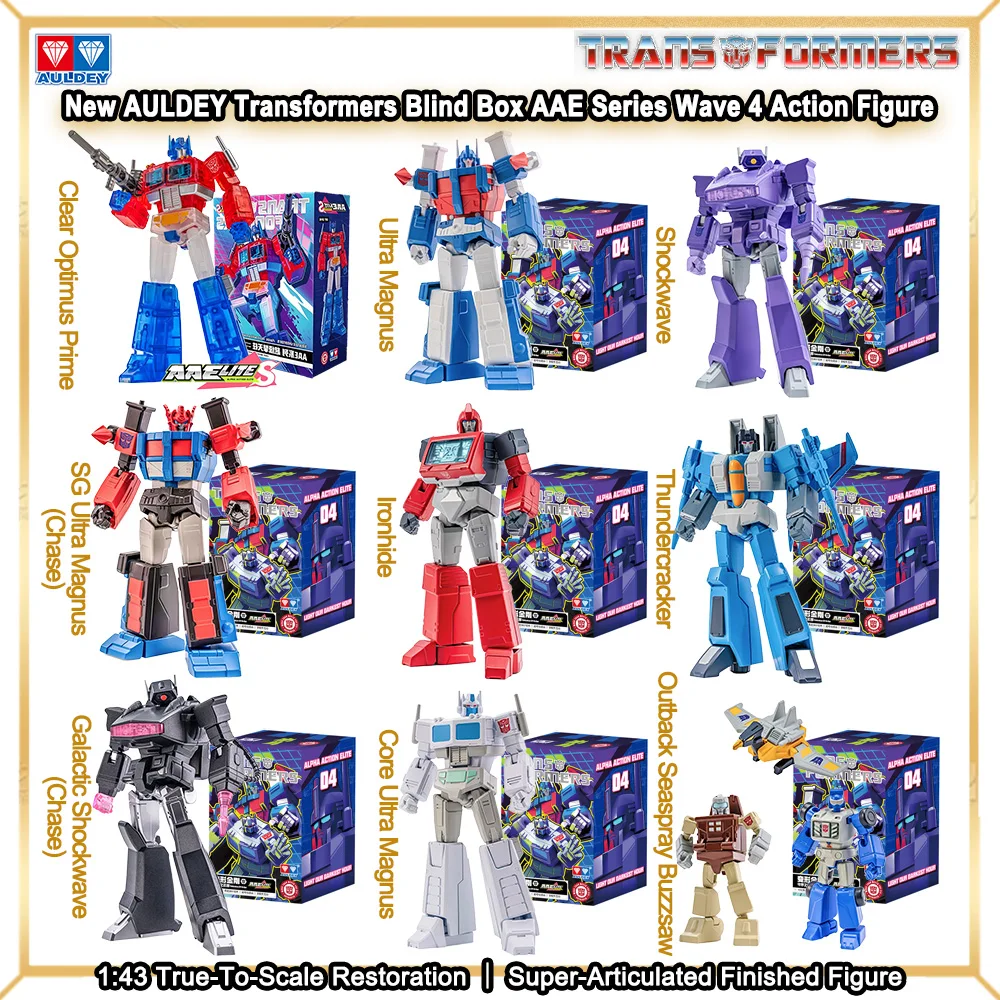 

New Transformers Toy AULDEY AAE Series Wave 4 Collectible Mecha Model Ultra Magnus Ironhide Shockwave Action Figure Hobbies Gift