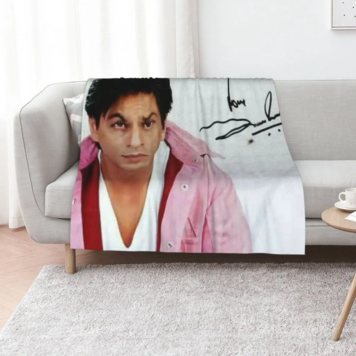 

shahrukh khan Throw Blanket Bed linens Soft Plaid blankets and throws Plaid Blankets