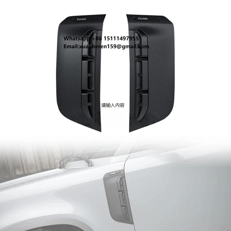 High Quality Exterior Modification Parts Side Vents Fender Air Intake for Land Rover Defender Accessories