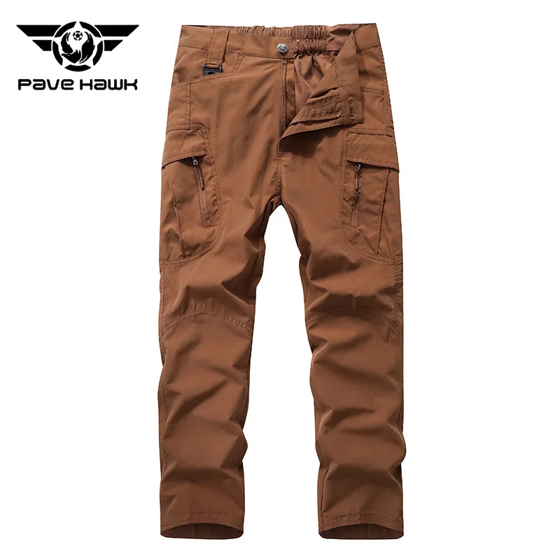 Cotton Stretch Tactical Pants Men Multi-pockets Breathable Casual Cargo Trousers Outdoor Hiking Camping Hunting Climbing Pants