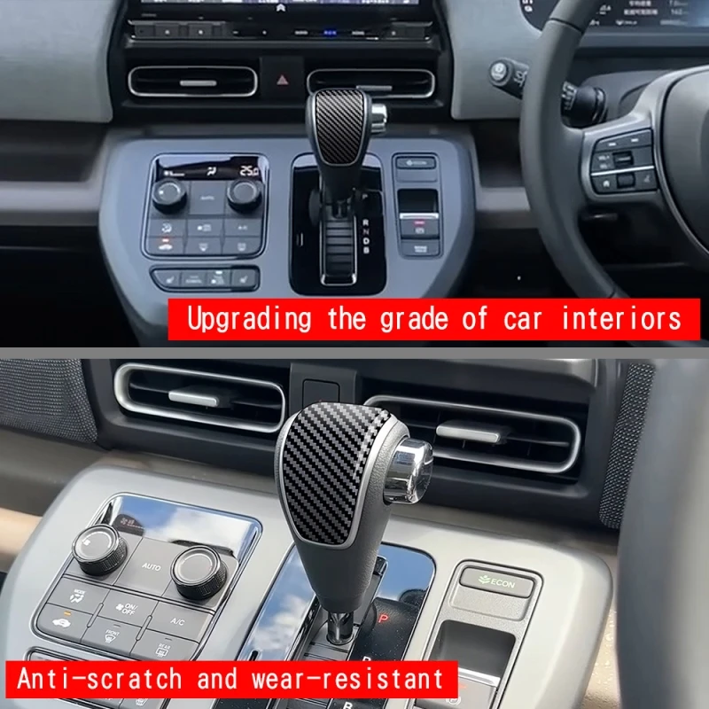 For Honda FREED AIR/CROSSTAR 2024 2025 ABS Car gear lever shift knob head cover Handball Trim Sticker Interior Accessories