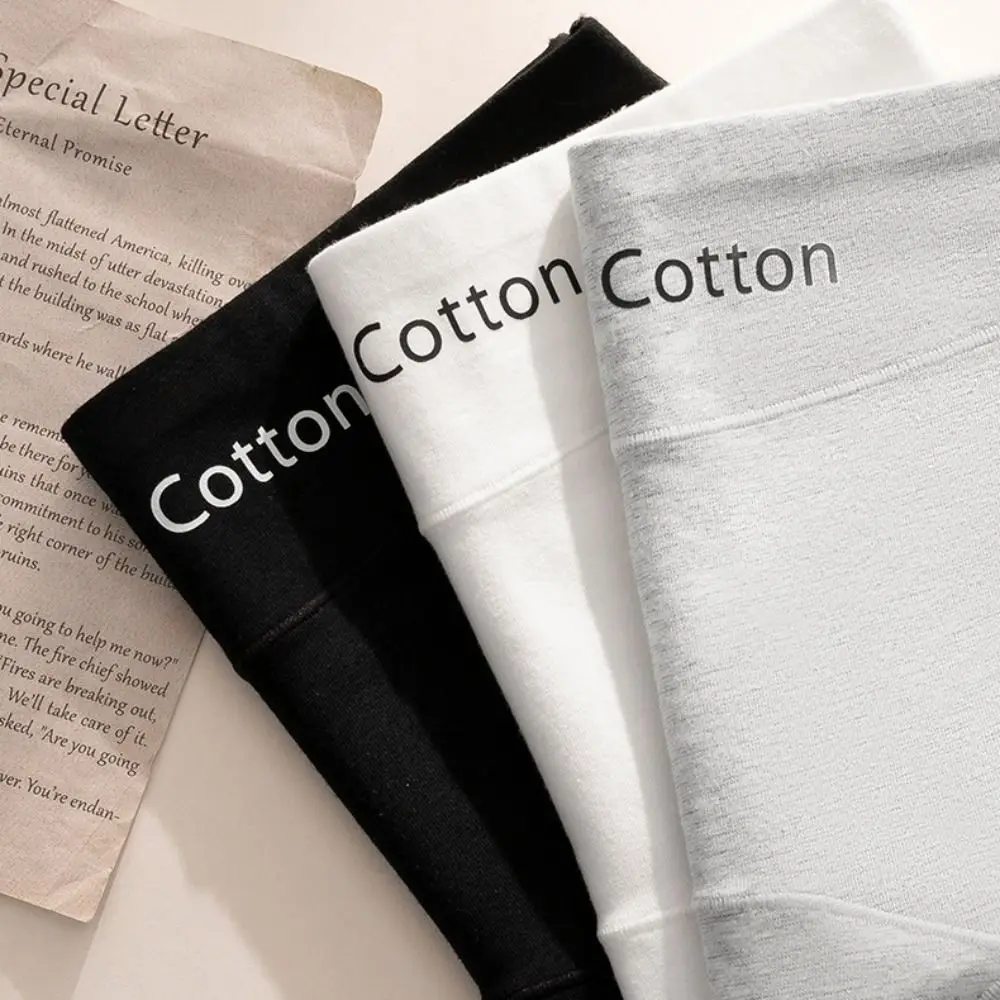 3 قطع سراويل داخلية مريحة وبسيطة سراويل داخلية متوسطة الخصر بدون خياطة ملابس داخلية قطنية للنساء والسيدات #2