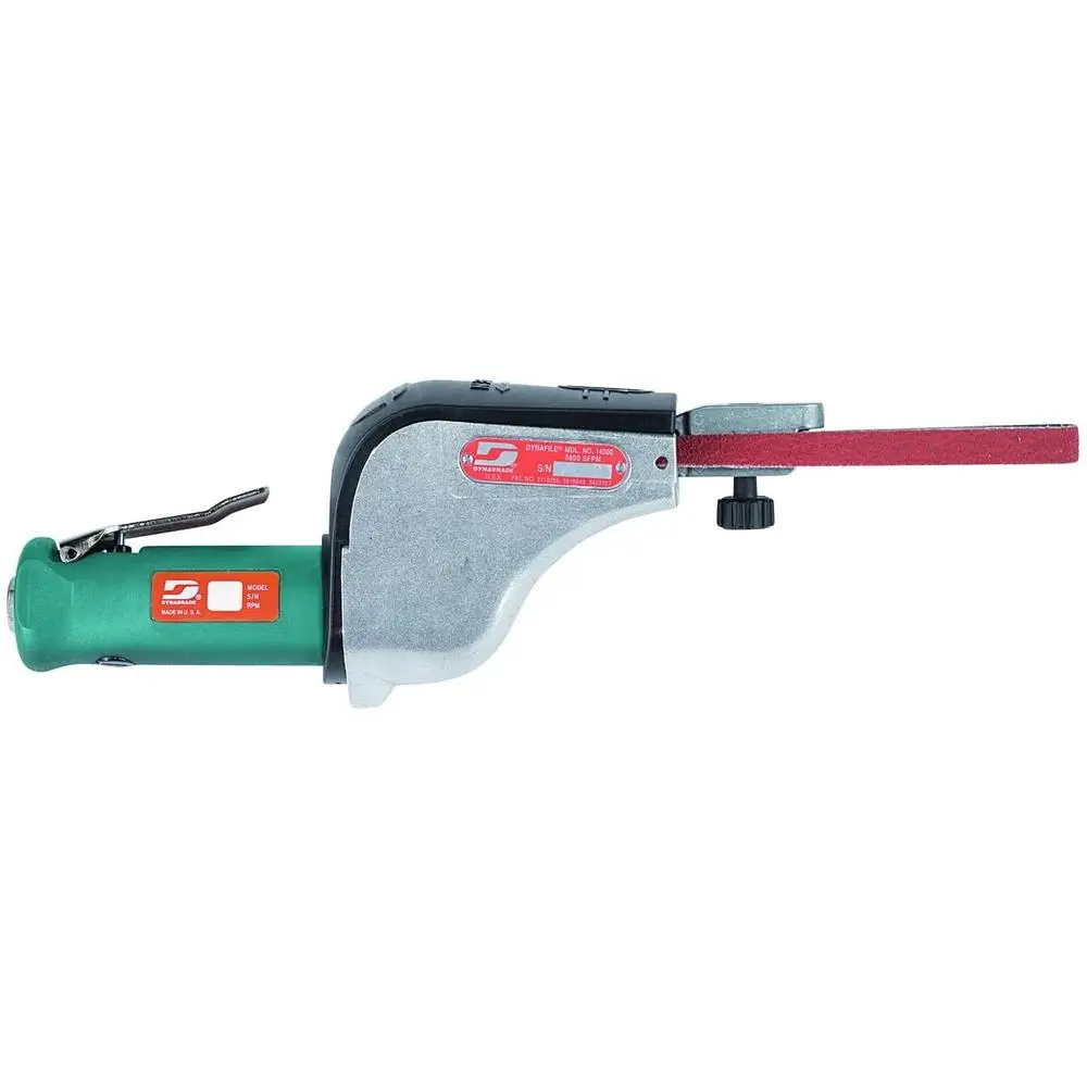 14000 Dynafile Abrasive Belt Tool with Contact Arm 11218 0.5 hp 20,000 RPM Pneumatic Motor Straight-Line For 1/8