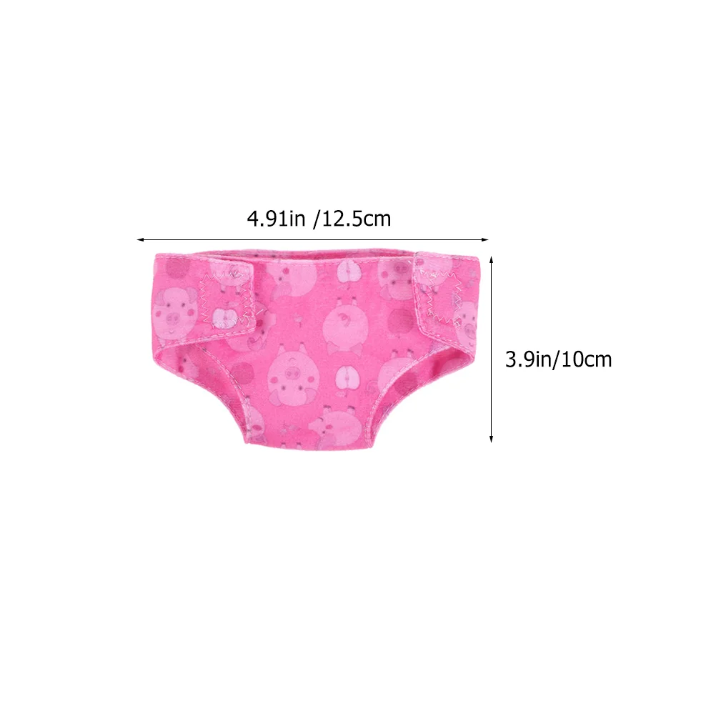 4 Pcs Clothes Baby Diapers Pretend Girl Toy Panties For Dolls Underpants Infant Panties Training Pants