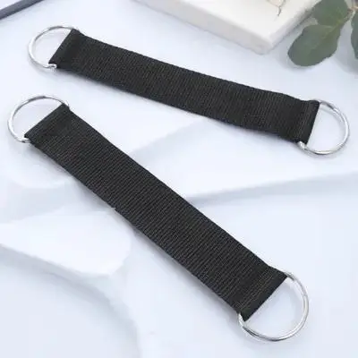 

2pcs Pulley Hanging Straps Black Fitness Supply For Home Gym Resistance Training Swing Straps Sports Accessories