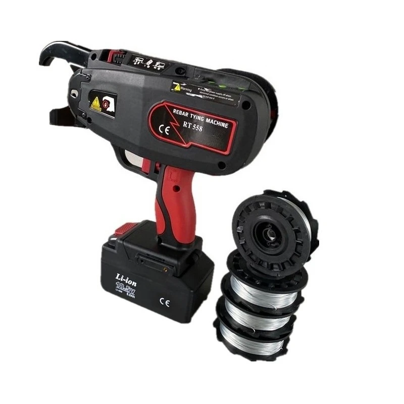 Electric Handheld Rebar Tying Device, Steel Bar Binding Machine, 18.5V