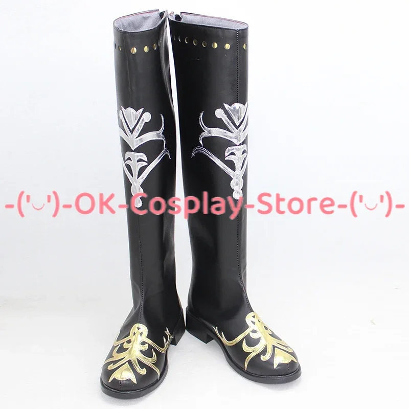 Anime Zwarte Butler Ciel Cosplay Schoenen Cosplay Prop Halloween Carnaval Laarzen Pu Schoenen Op Maat Gemaakt