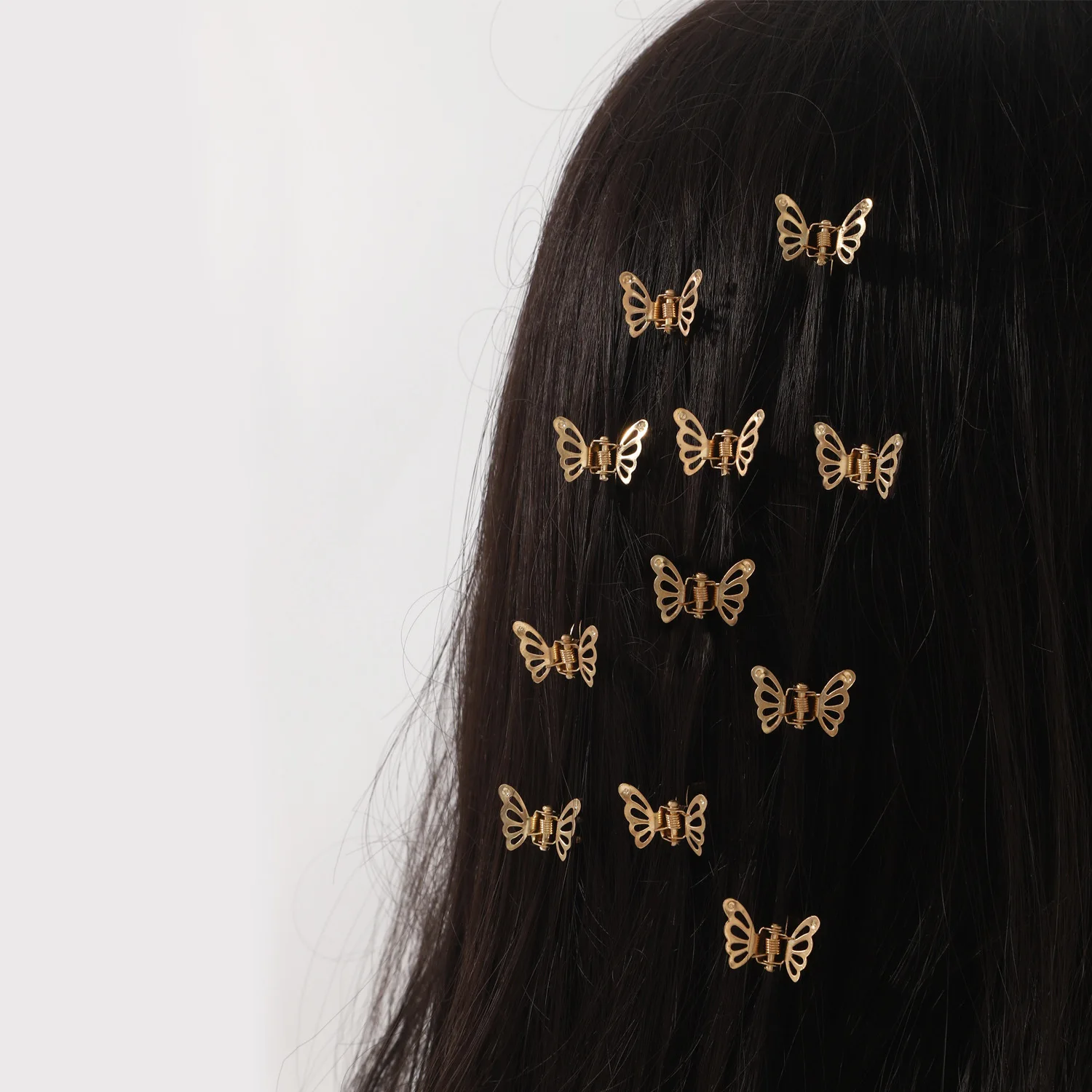 

10 шт. мини-заколок для волос в форме бабочек, модные милые маленькие боковые заколки-шпильки из сплава для девочек и женщин, аксессуары для волос на каждый день