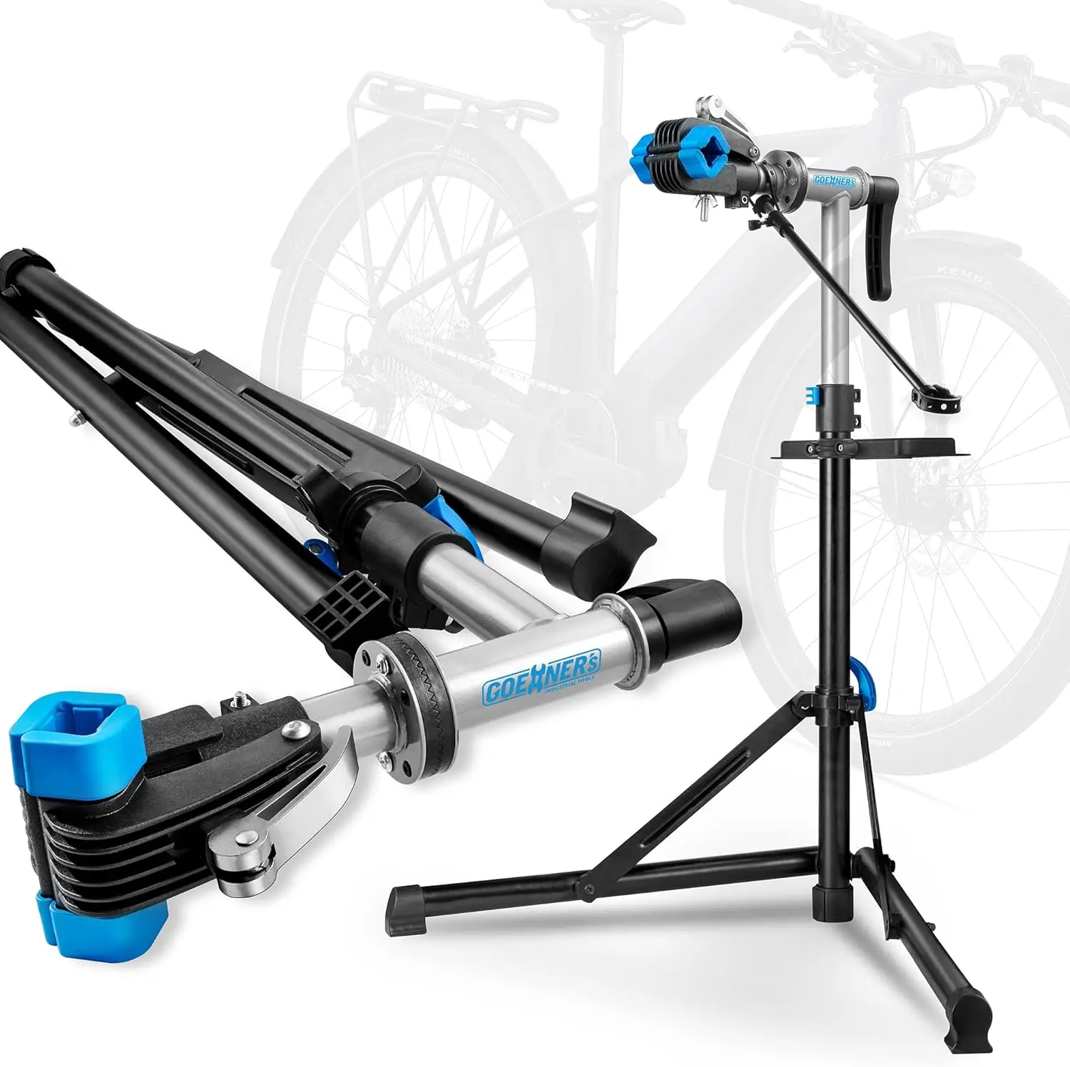 

Heavy Duty Bicycle Repair Stand with 100 lbs Max Load for E-Bikes, Mountain and Road Bikes