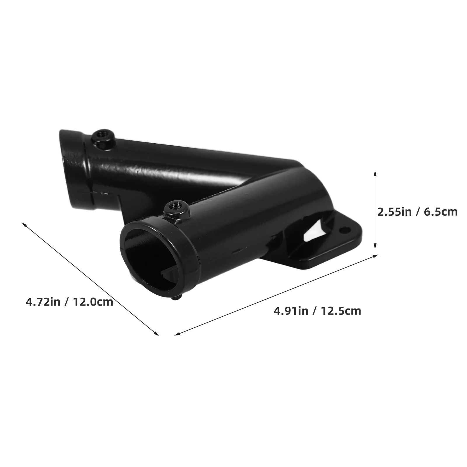 1 Set Metal Flag Pole Holder Angled Flag Pole Holder Holder Bracket Heavy Duty Flag Pole Holder Flagpole Mount Flagpole Mount