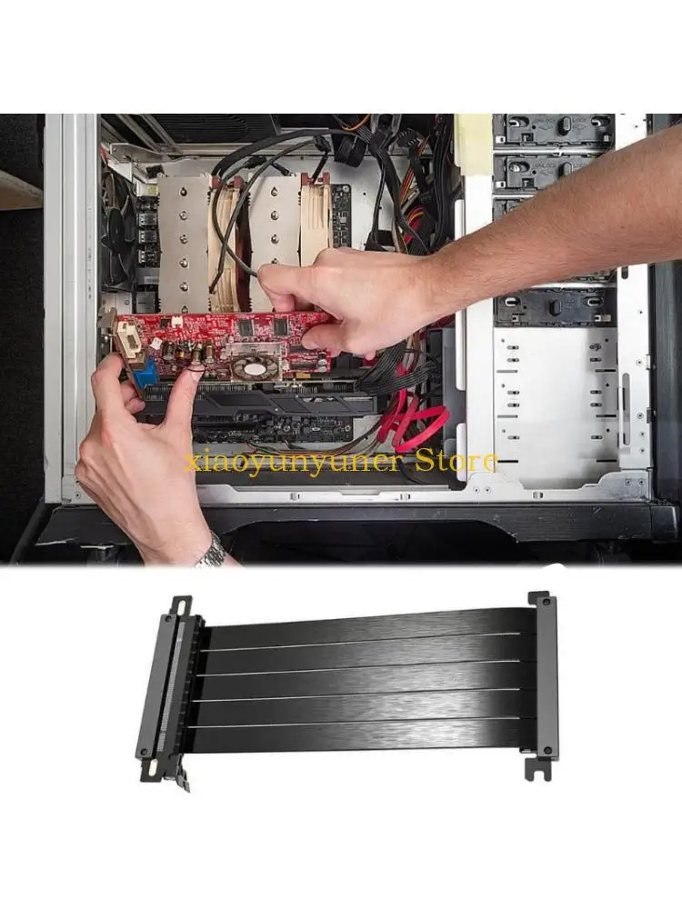 

Конструкция кабеля-удлинителя видеокарты P9JB PCIe4.0 X16 50 см складная для систем