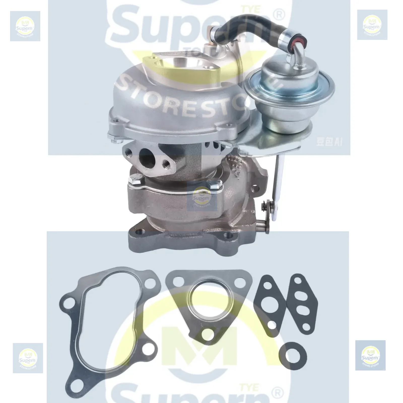 AP03 VZ21 RHB31 Turbo Charger 100HP for Small Engines 500cc-1000cc Snowmobiles Briggs and Stratton Quads Rhino Motorcycle