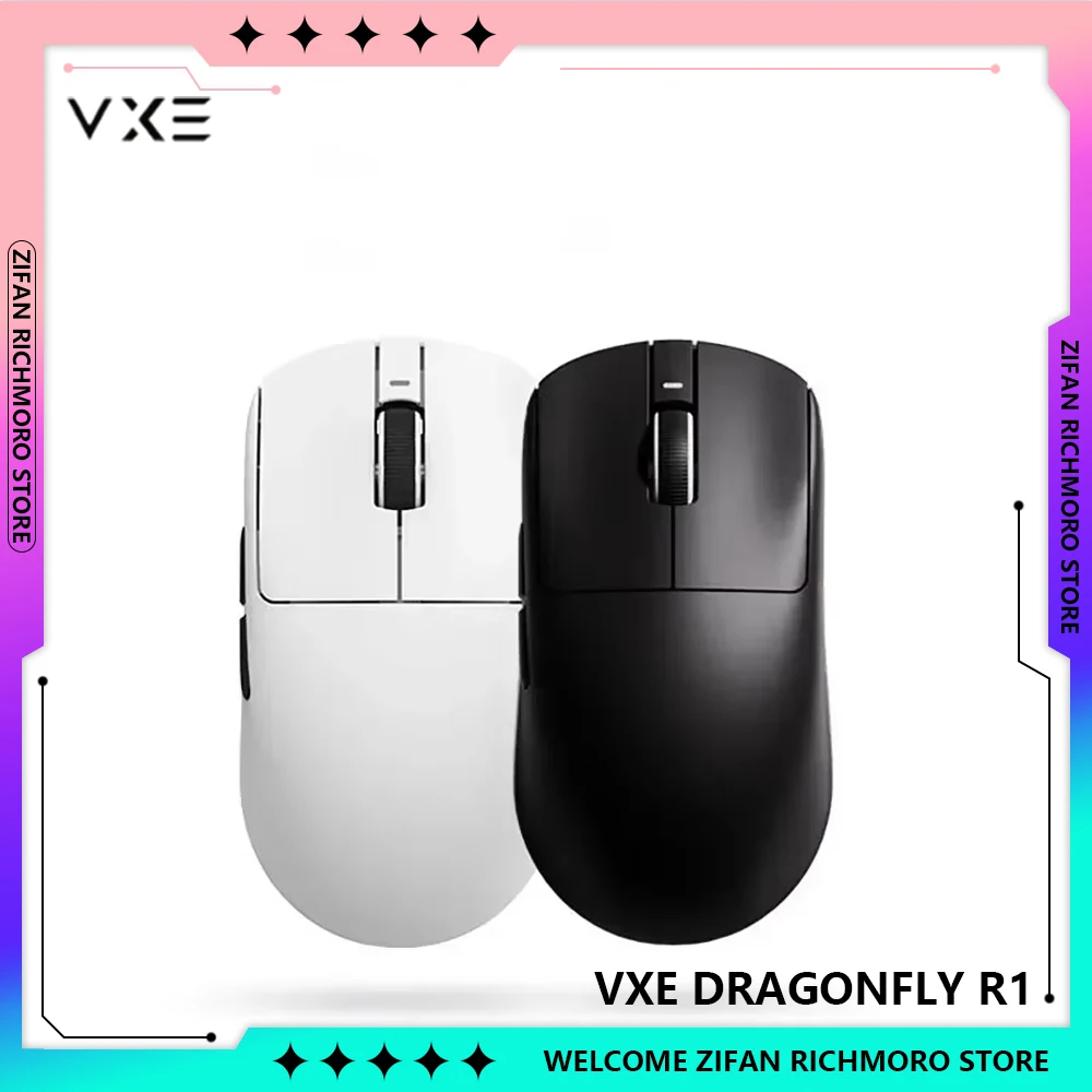 Vgn Vxe Dragonfly R1 R1 Se Pro Max Paw3395 accesorios para juegos de Pc ratón ligero ratón inalámbrico Bluetooth para juegos ratones personalizados