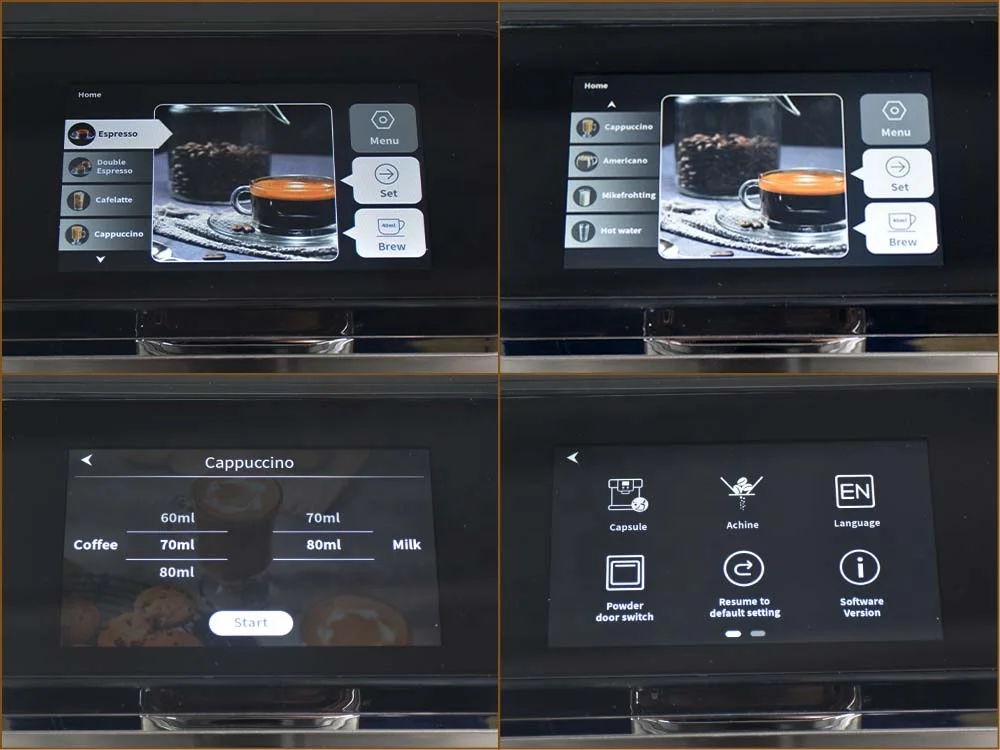 Top-Versorgung für eine erschwingliche Kaffeemaschine, Espresso, Espresso, hochwertige automatische Kaffeemaschine mit Mahlmaschine