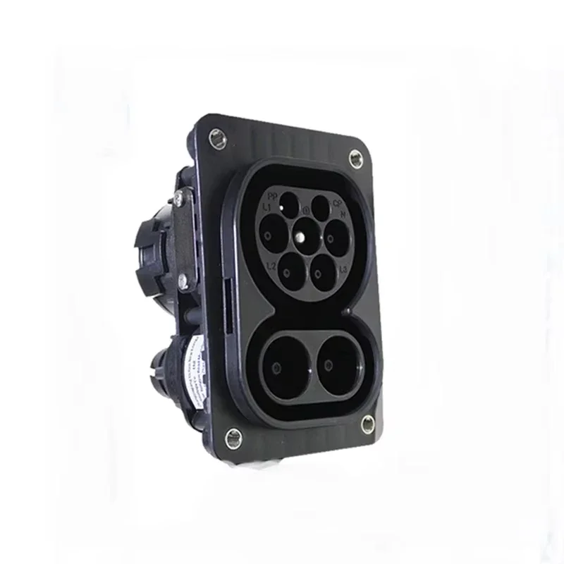 Nouveau Produit 2024 Iec 62196 Ev موصل بطارية السيارة التوصيل 80a 150a 200a Dc Ev Ccs2 شحن المقبس
