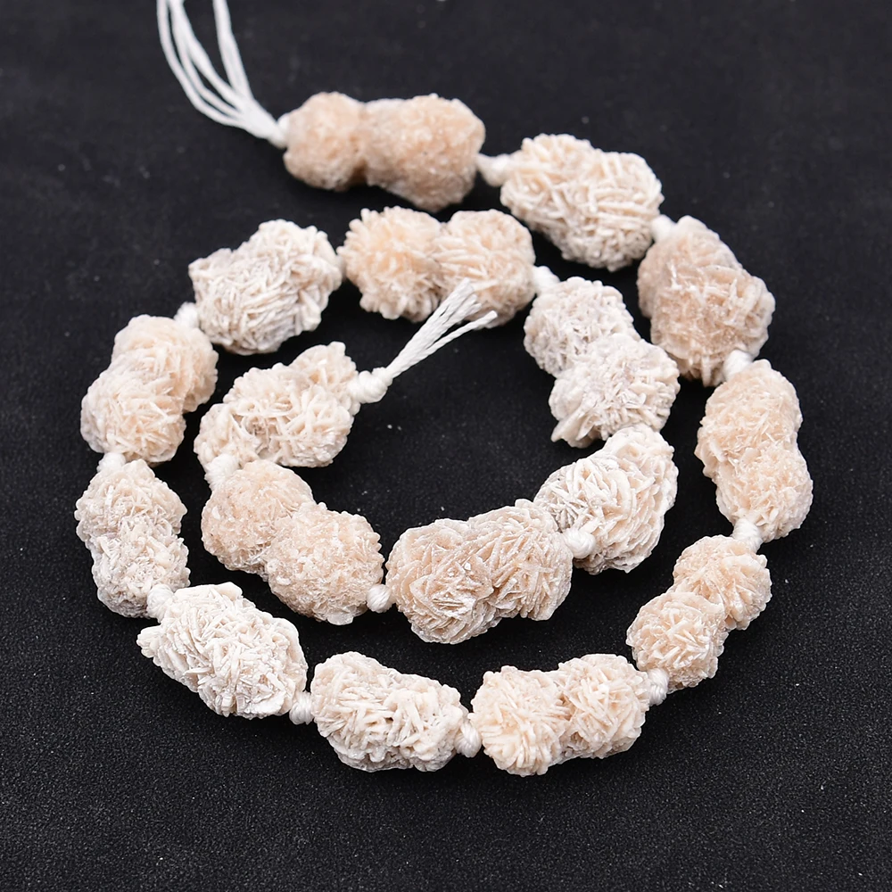 APDGG Natural Rose Desert Freeform Rough Nugget Loose Pendant Beads 16.5'' Strand Jewelry DIY