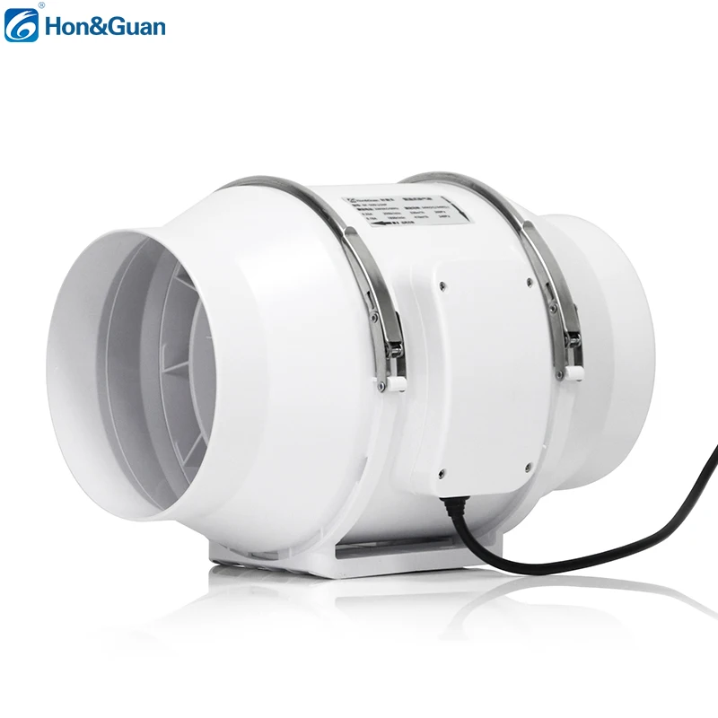 

Hon&Guan 110v 220v Energy Conservation&Powerful Ventilator Portable Duct Exhaust Fan for Hydroponics