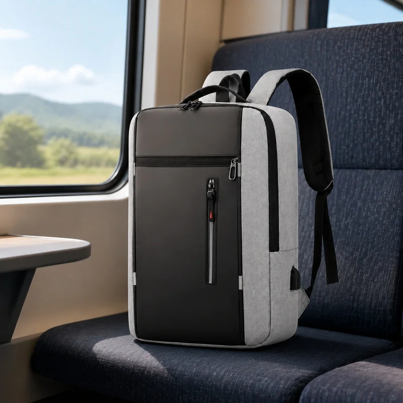 Water-Resistant Laptop Backpack for Men, 15.6