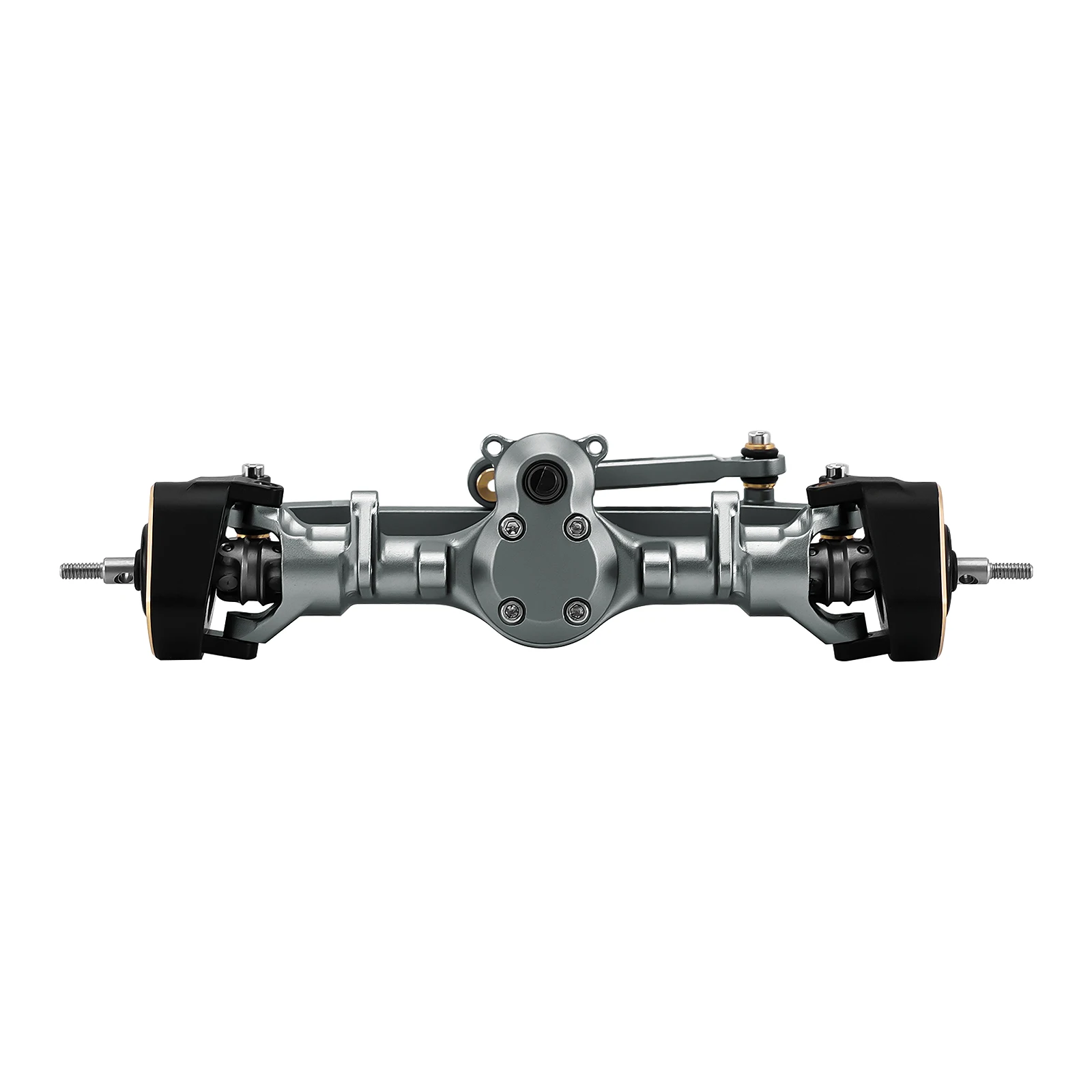 INJORA +4mm Planet Axles with Double Joint Shafts & Brass Steering Knuckles for 1/24 Axial SCX24
