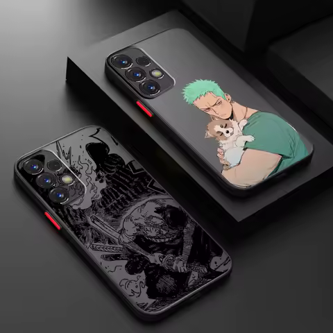 Pirate King Solon Fashion Cool Frosted Translucent For Samsung A53 A52 A33 A32 A51 A71 A21S A13 A73 A50 A22 A12 5G Soft