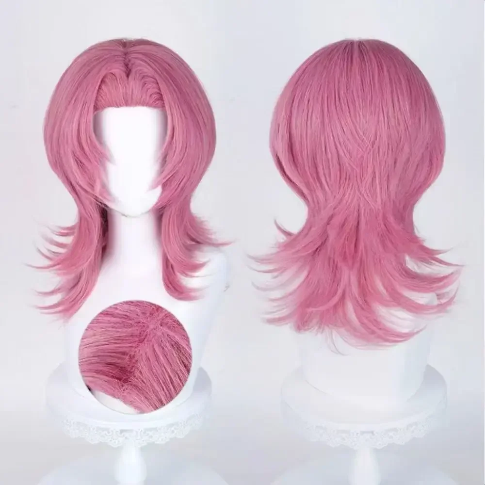 Saja meninos jinu bebê abby mistério romance cosplay peruca para kpop ídolo masculino cosplay anime peruca resistente ao calor cabelo sintético dia das bruxas