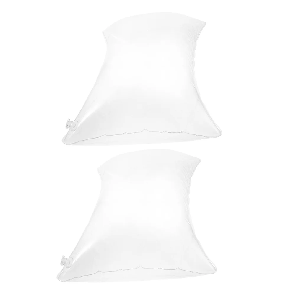 

2Pcs Inflatable Sleeping Pillow Portable Travel Camping Cushion Lightweight Pillow for Car Train Plane Outdoor Use