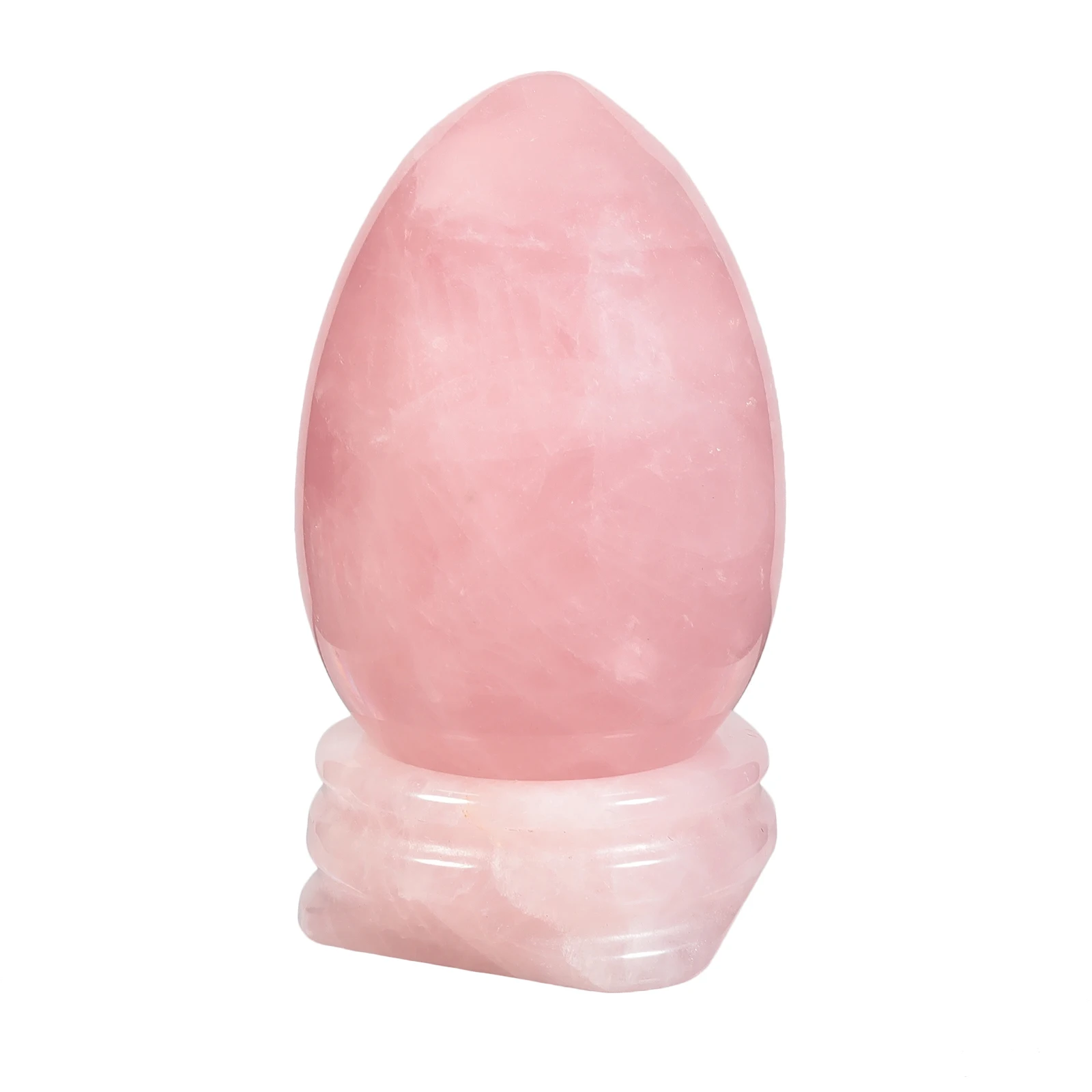 

Natural Crystal Agate Stone Egg Polished Gemstone Figurines With Stone Stand Desktop Decor Home Decoration Artware Gift