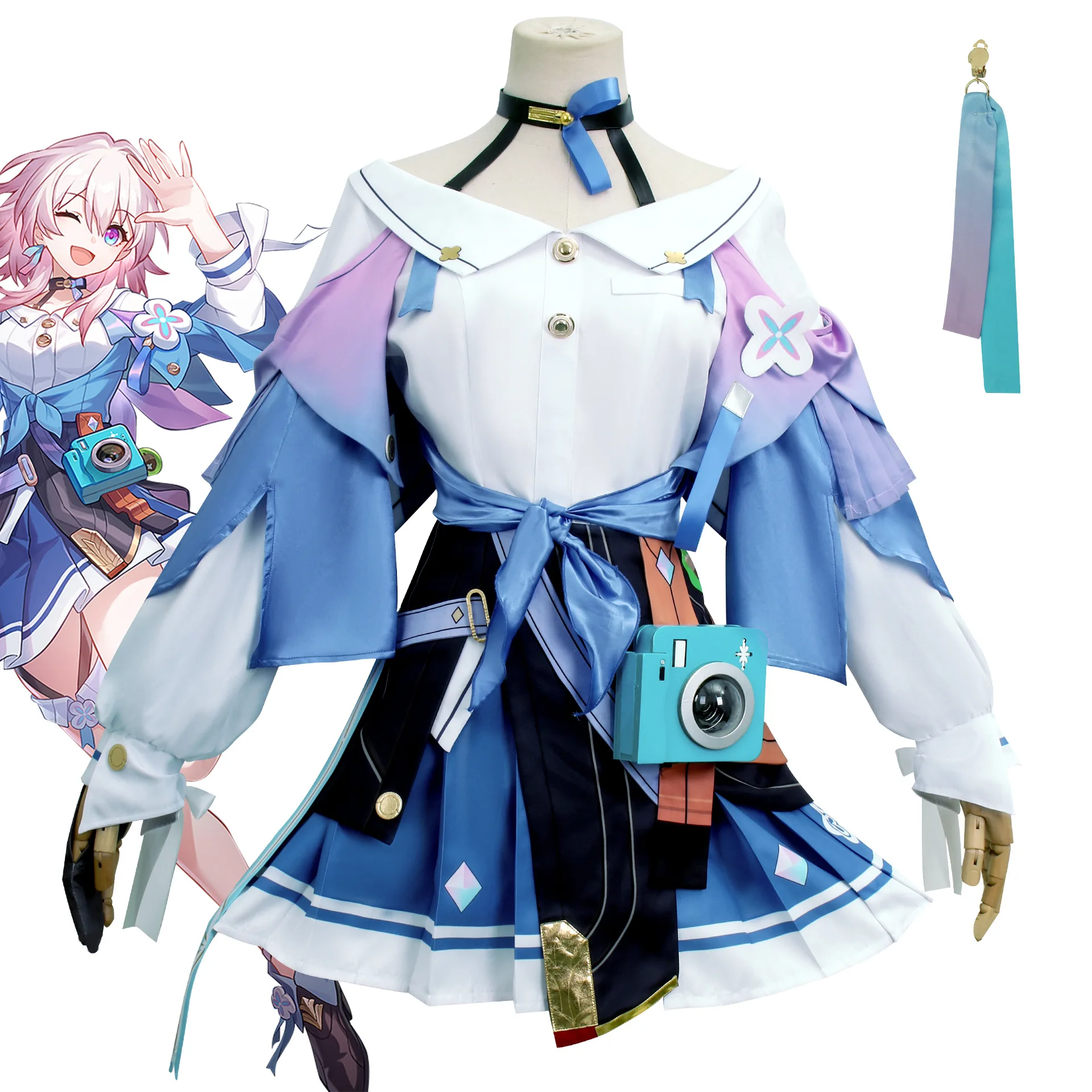 

Collapse Star Dome Railway Cos Service March 7 Cosplay Game Anime Cosplay Service Girl Suit