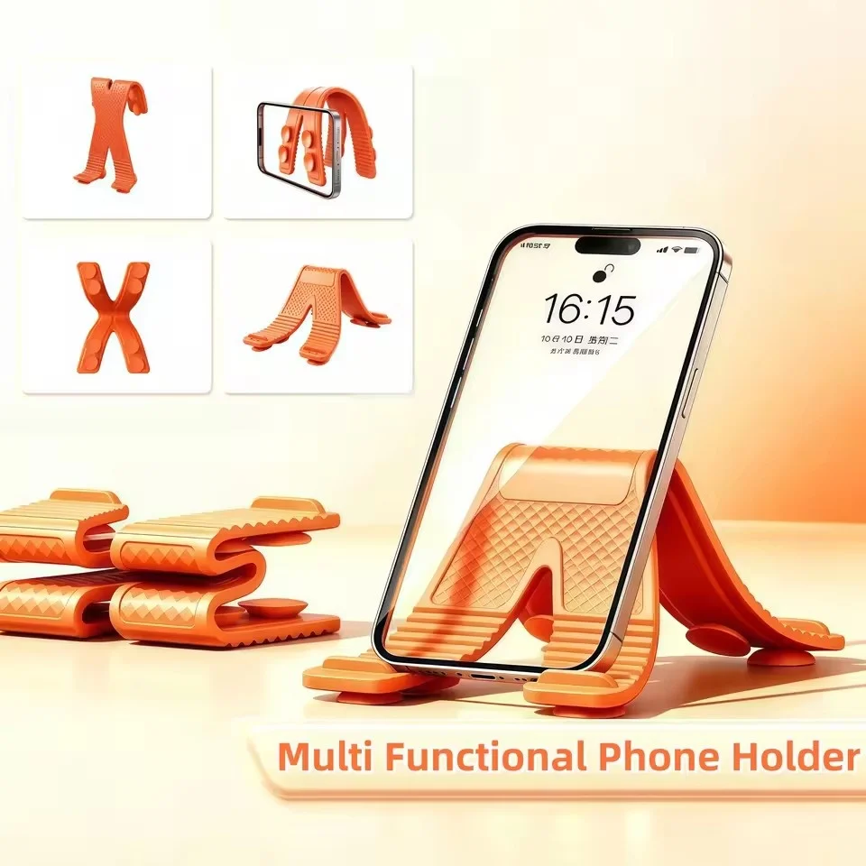Powerful Silicone Suction Cup Phone Holder, Lazy Holder, Can Be Freely Bent Into Any Shape, Suitable For Multi Angle Adjustment - view 2