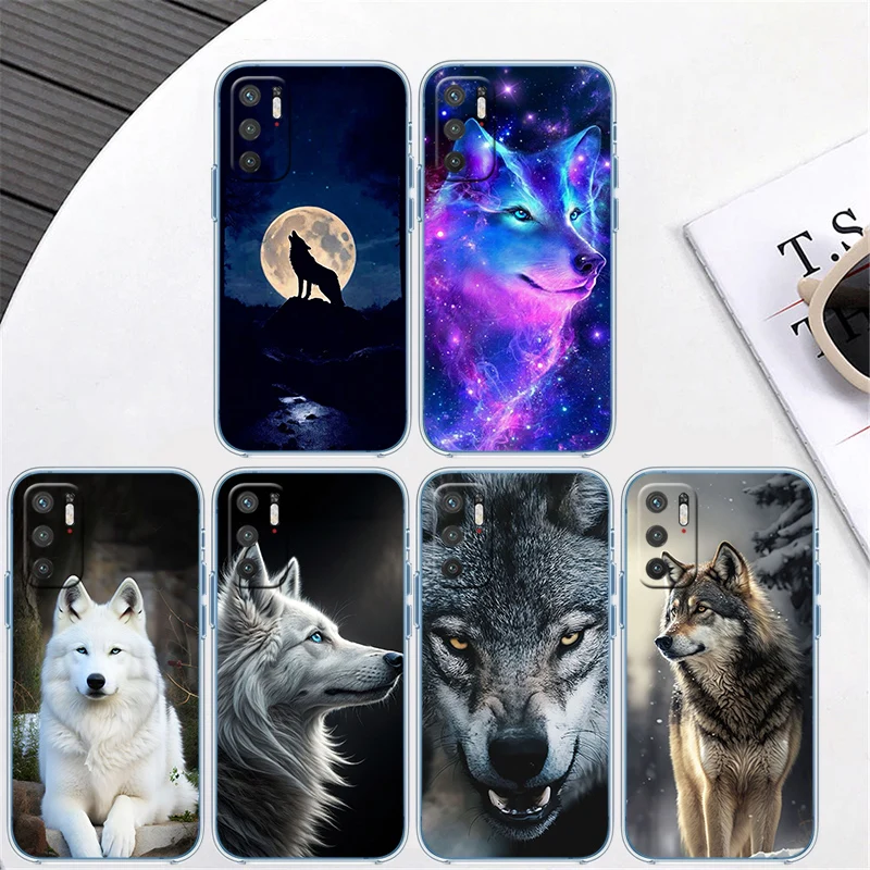 IM4 Animal Wolf Transparent Phone Case for Motorola Moto G7 G8 G9 G84 G85 G73 G24 G15 Z2 Play Power Plus view 4